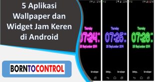 Aplikasi Wallpaper dan Widget Jam Keren di Android